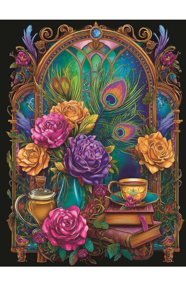 Sunsout Evening Tea 500 piece Jigsaw Puzzle for Adults, Alternate, color, Multicolor