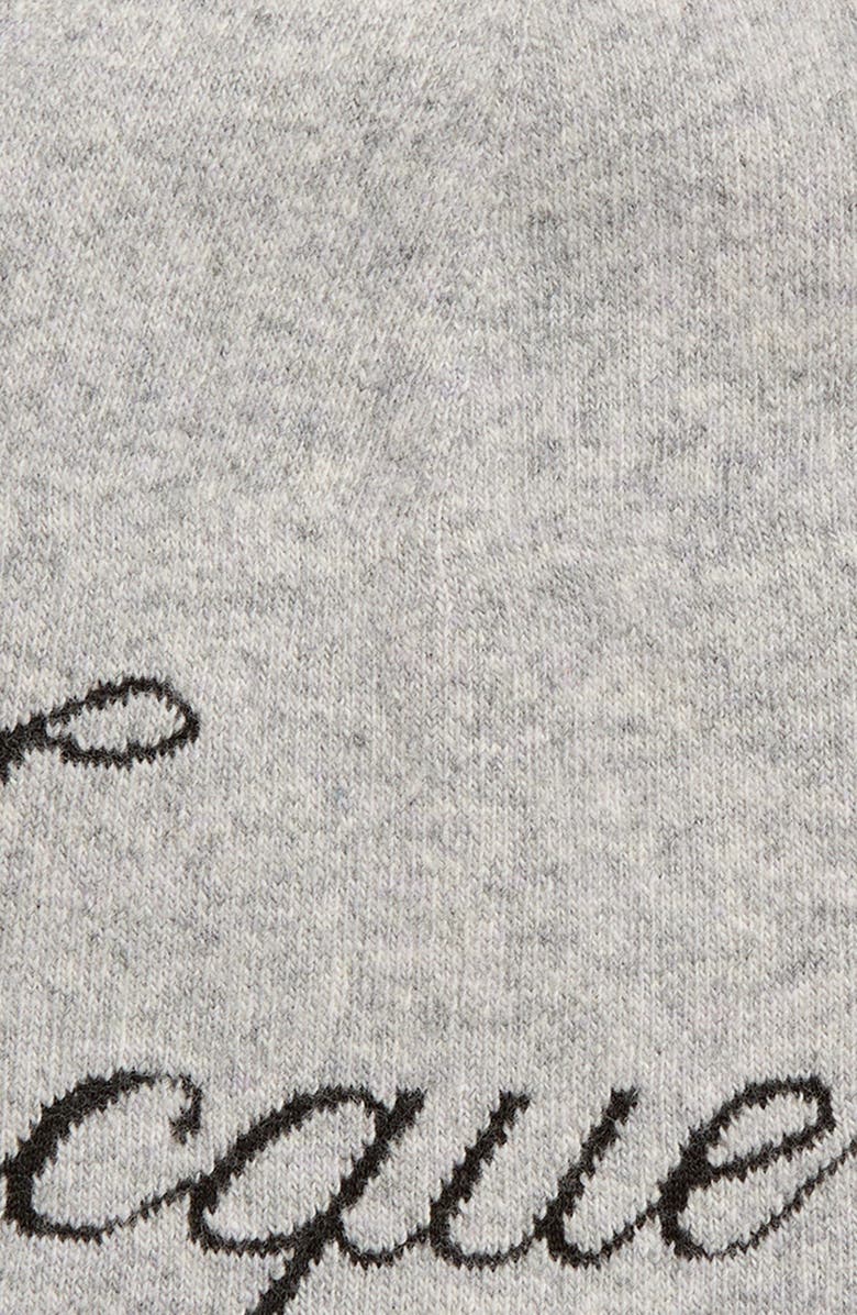 Jacquemus Le Bonnet Atelier Virgin Wool & Cashmere Beanie, Alternate, color, Grey