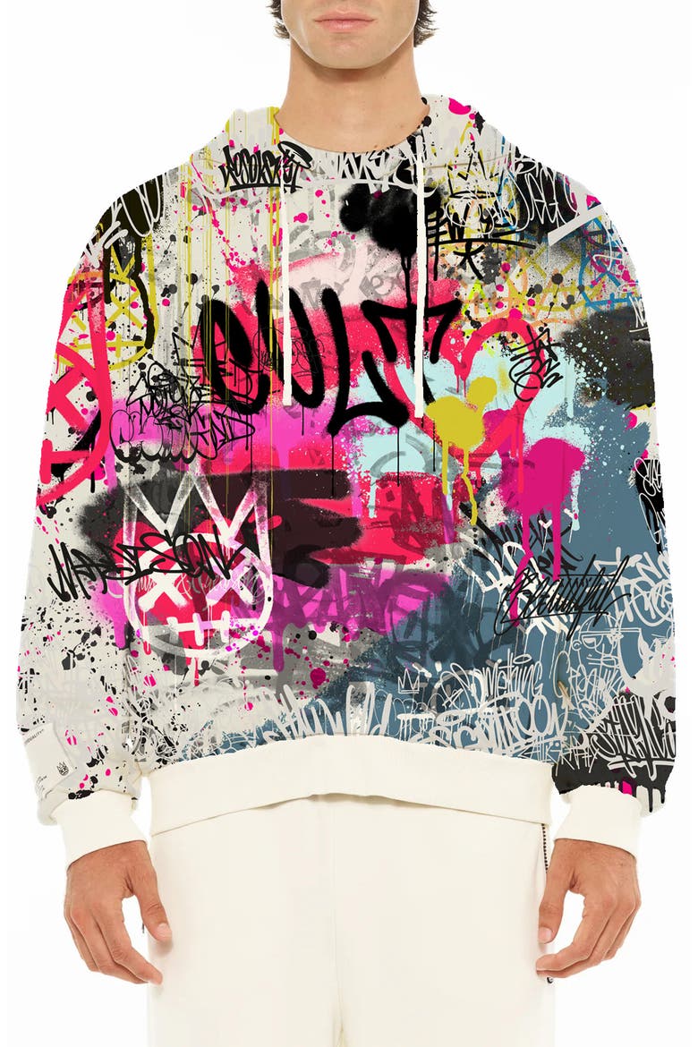 Graphic Hoodie, Main, color, ALL OVER PRINT