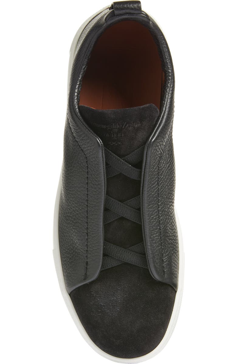 ZEGNA Triple Stitch Low Top Sneaker, Alternate, color,