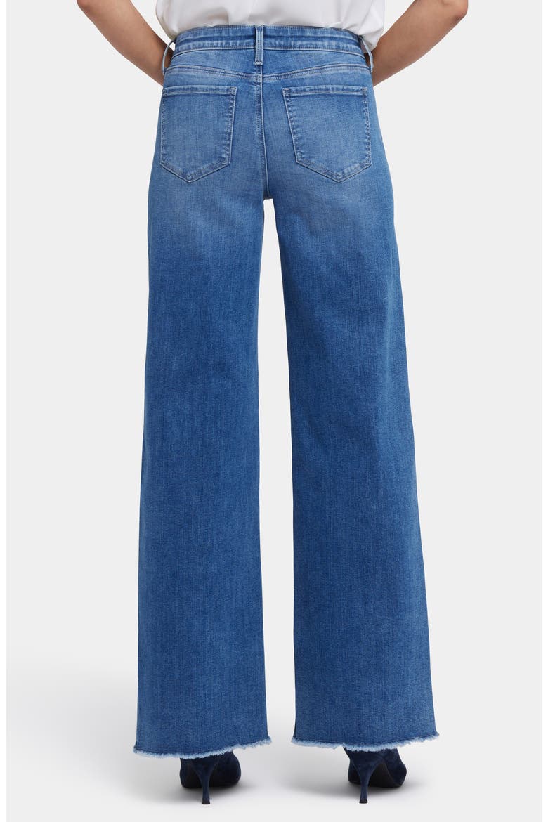 Teresa Frayed Wide Leg Jeans, Alternate, color, PICASSO LAKE