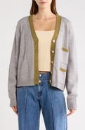 Princess Polly Atira Contrast Knit Cardigan