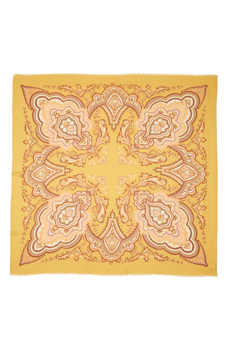 Madewell Oversized Paisley Square Scarf, Alternate, color, 