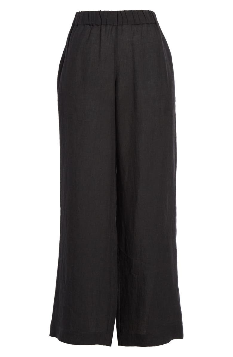 Jenni Kayne Elastic Waist Linen Pants, Alternate, color, 