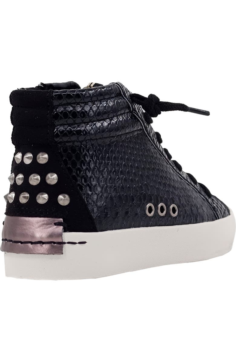SHUSHOP Kids' Reese Studded High Top Sneaker, Alternate, color,