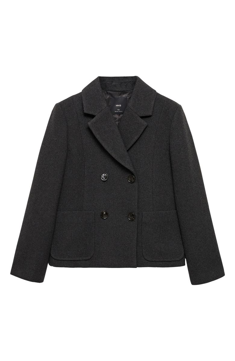 MANGO Double Breasted Blazer, Alternate, color, 