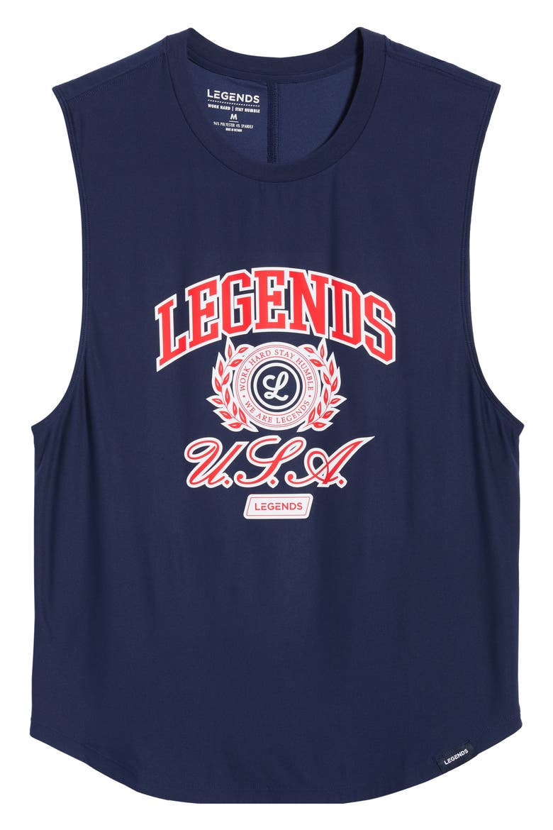 Circuit Performance USA Graphic Tank, Alternate, color, NAVY