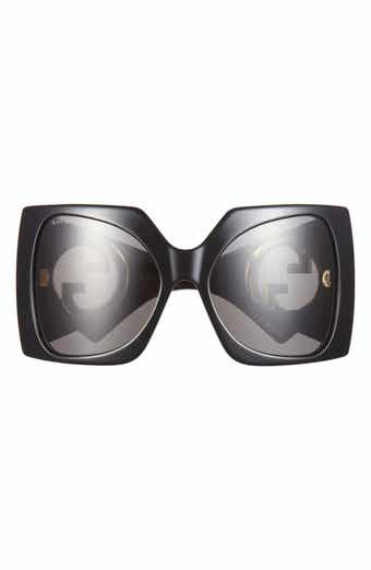 Gucci 64mm Shield Sunglasses