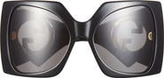 Gucci 64mm Shield Sunglasses