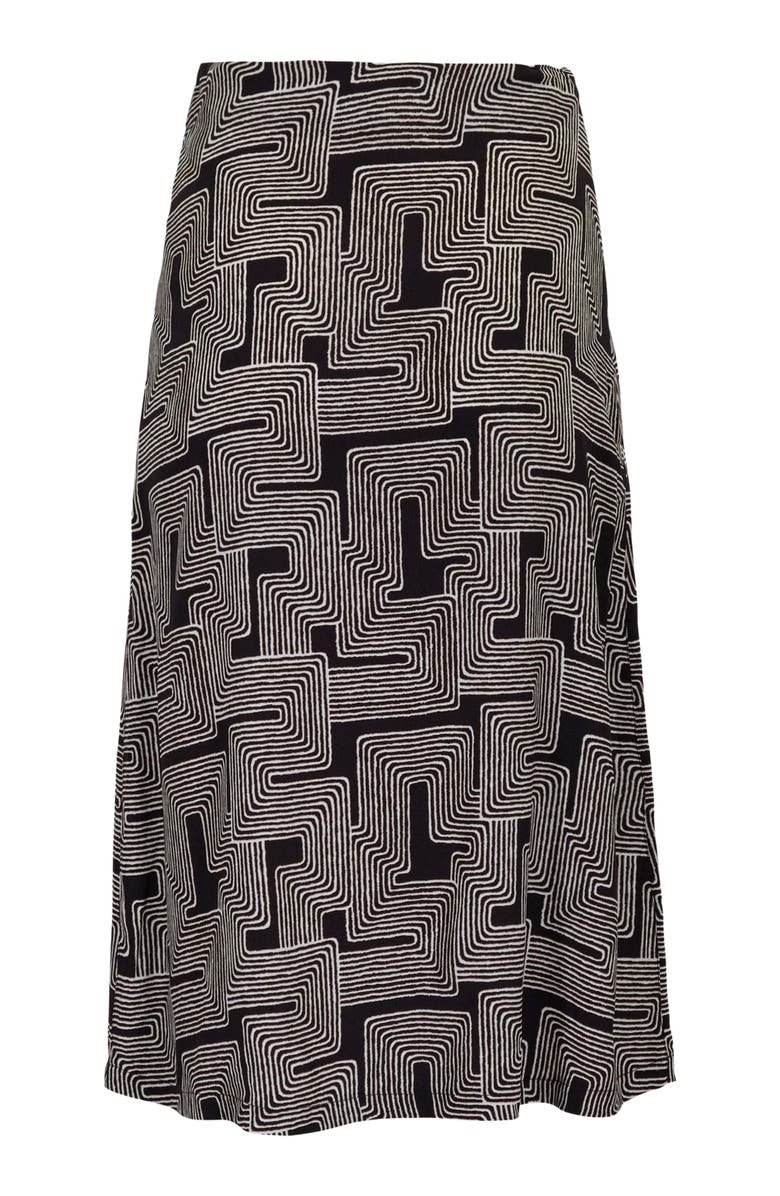 Lords of Harlech Inter Twine Womens Midi Skirt, Alternate, color, Inter Twine Black