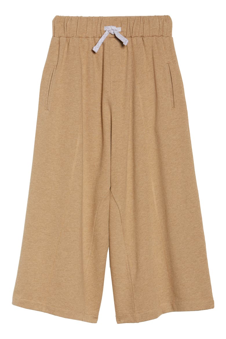 Britt Lounge Culottes, Alternate, color, TAN MARLE