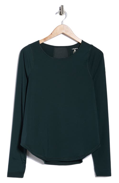 Layer 8 Wisdom Long Sleeve Performance T-shirt In Green