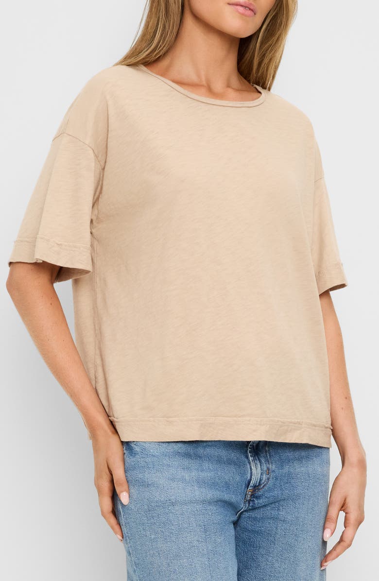 Michael Stars Tilda Oversize Cotton Crewneck T-Shirt, Alternate, color, Macadamia
