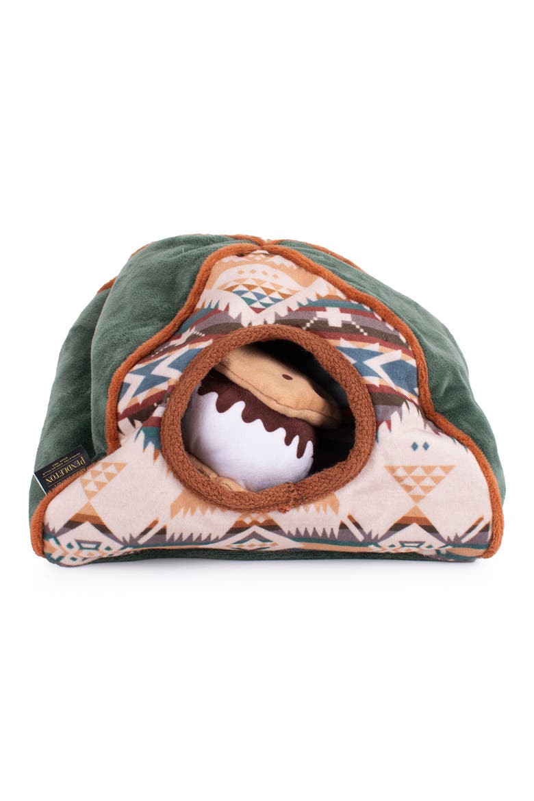 Camp Discovery Tent Dog Toy Set, Alternate, color, GREEN