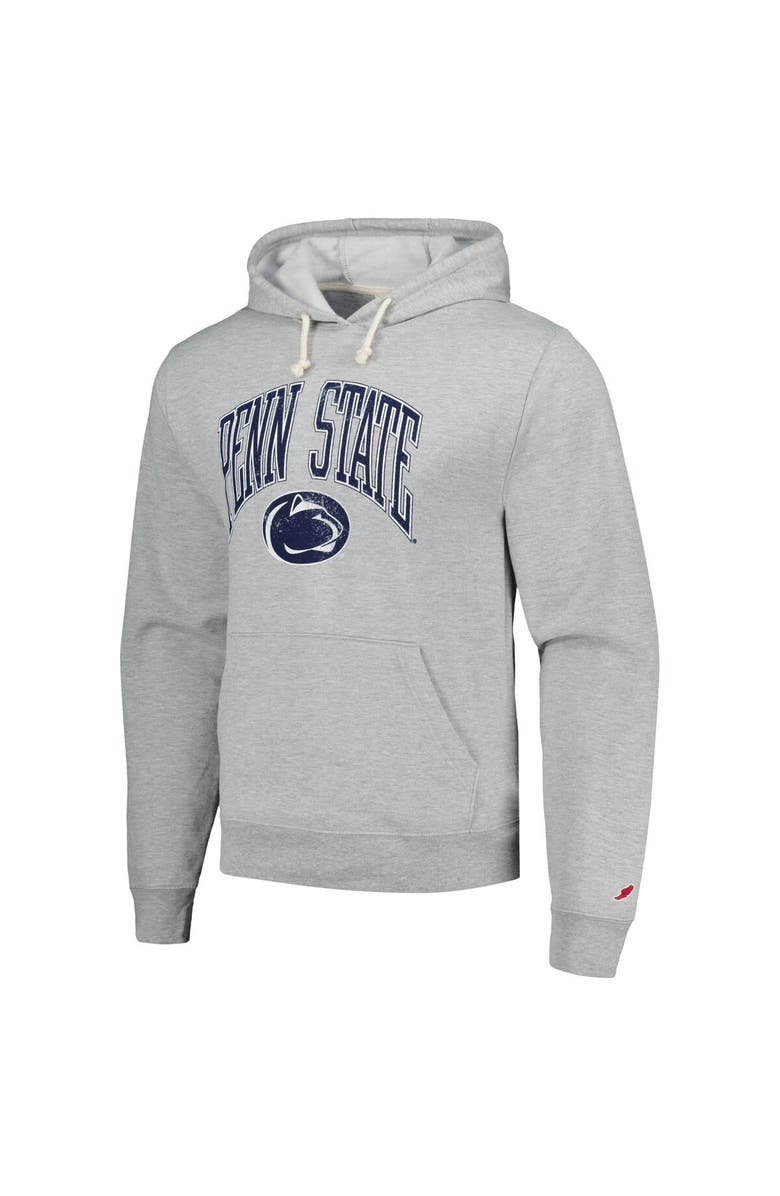 LEAGUE COLLEGIATE WEAR Men's League Collegiate Wear  Heather Gray Penn State Nittany Lions Tall Arch Essential Pullover Hoodie, Alternate, color, 