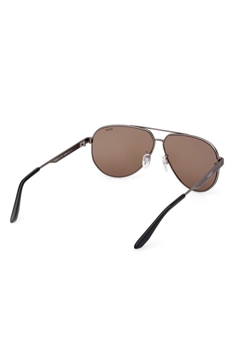 BMW 60mm Pilot Sunglasses, Alternate, color, 