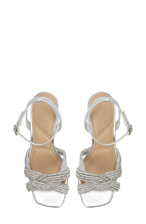 ALDO ALDO SHIMMA PLATFORM ANKLE STRAP SANDAL 