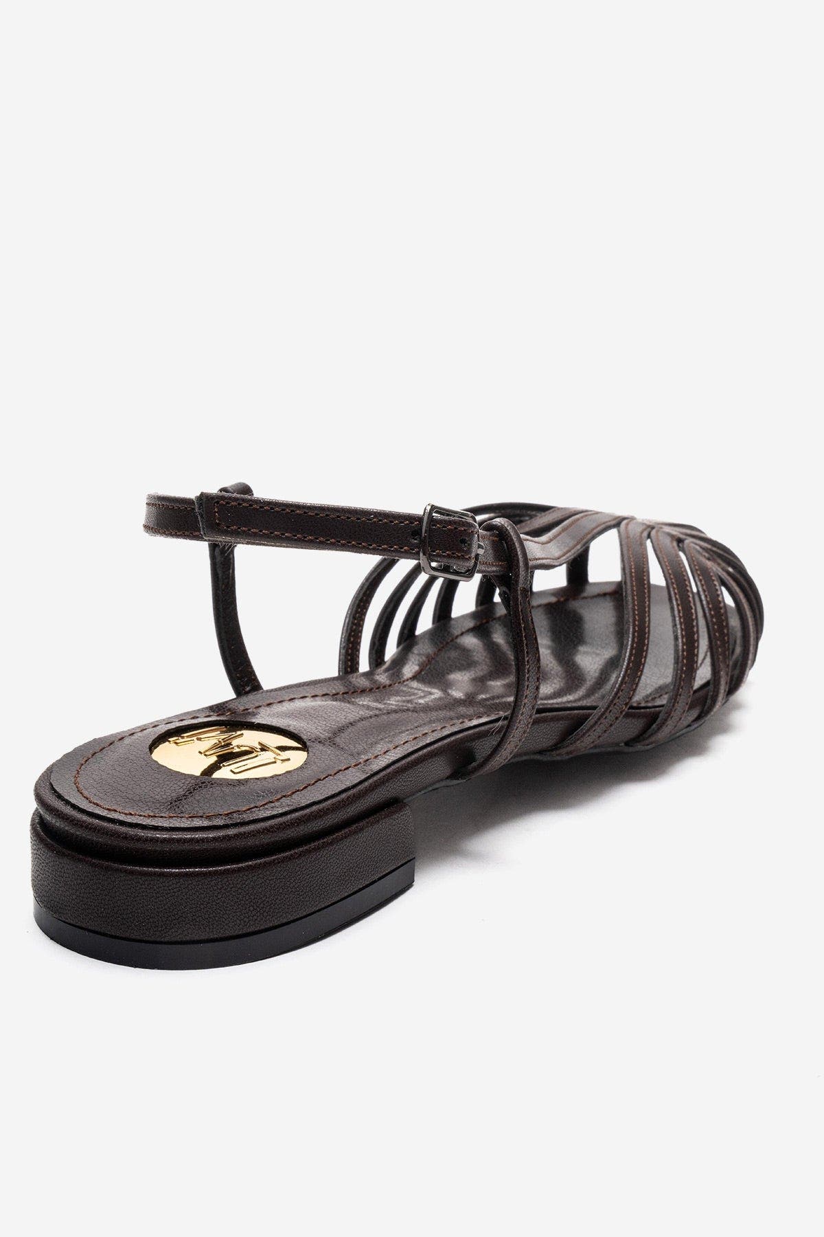 Liss Strap Sandal, Alternate, color, Brown