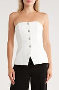 Veronica Beard Forman Bustier Top