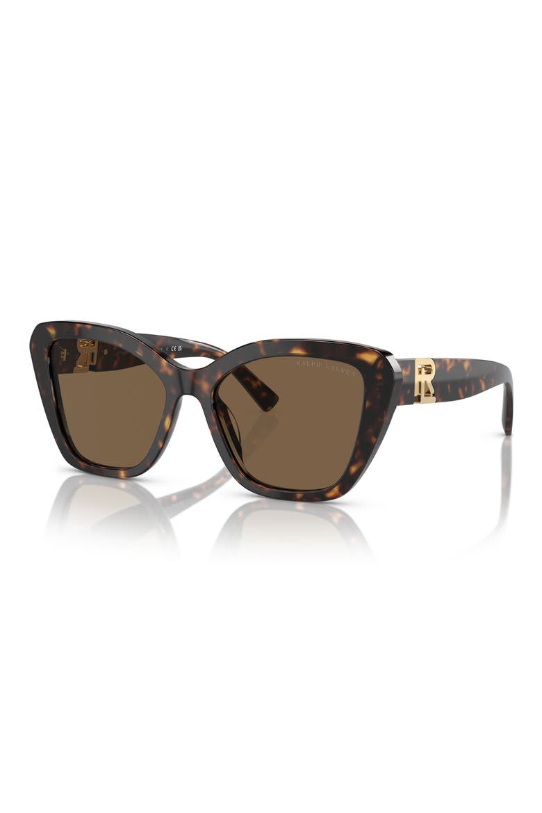 55mm Isabel Gradient Butterfly Sunglasses, Alternate, color, HAVANA / BROWN
