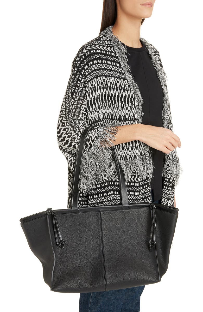 Loewe Cushion Leather Convertible Gusset Tote, Alternate, color,