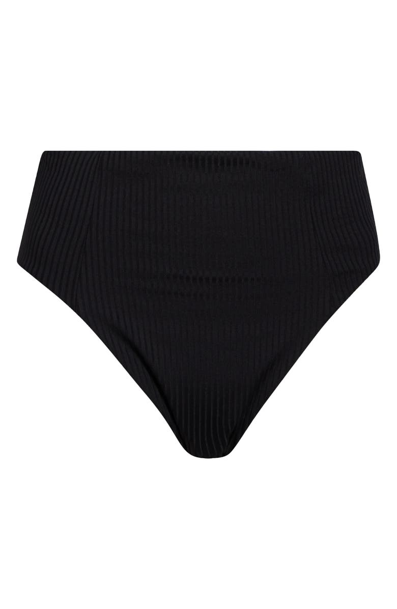 Vitamin A<sup>®</sup> Sienna High Waist Bikini Bottoms, Alternate, color, Black