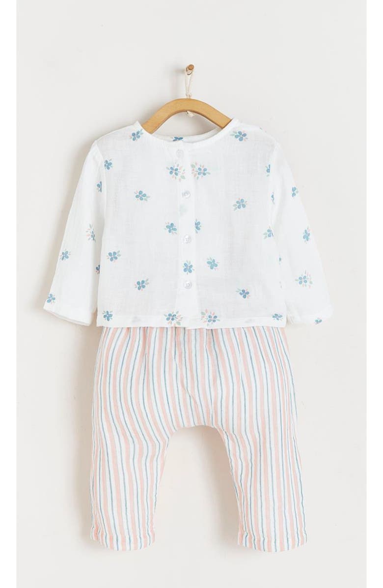 Babycottons Premium Cotton Anna Muslin Set For Infant, Alternate, color, 