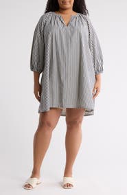 Melrose and Market Long Sleeve Poplin Minidress