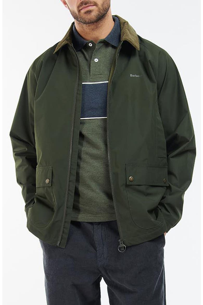 Domus Water Resistant Jacket, Main, color, SAGE/CLASSIC