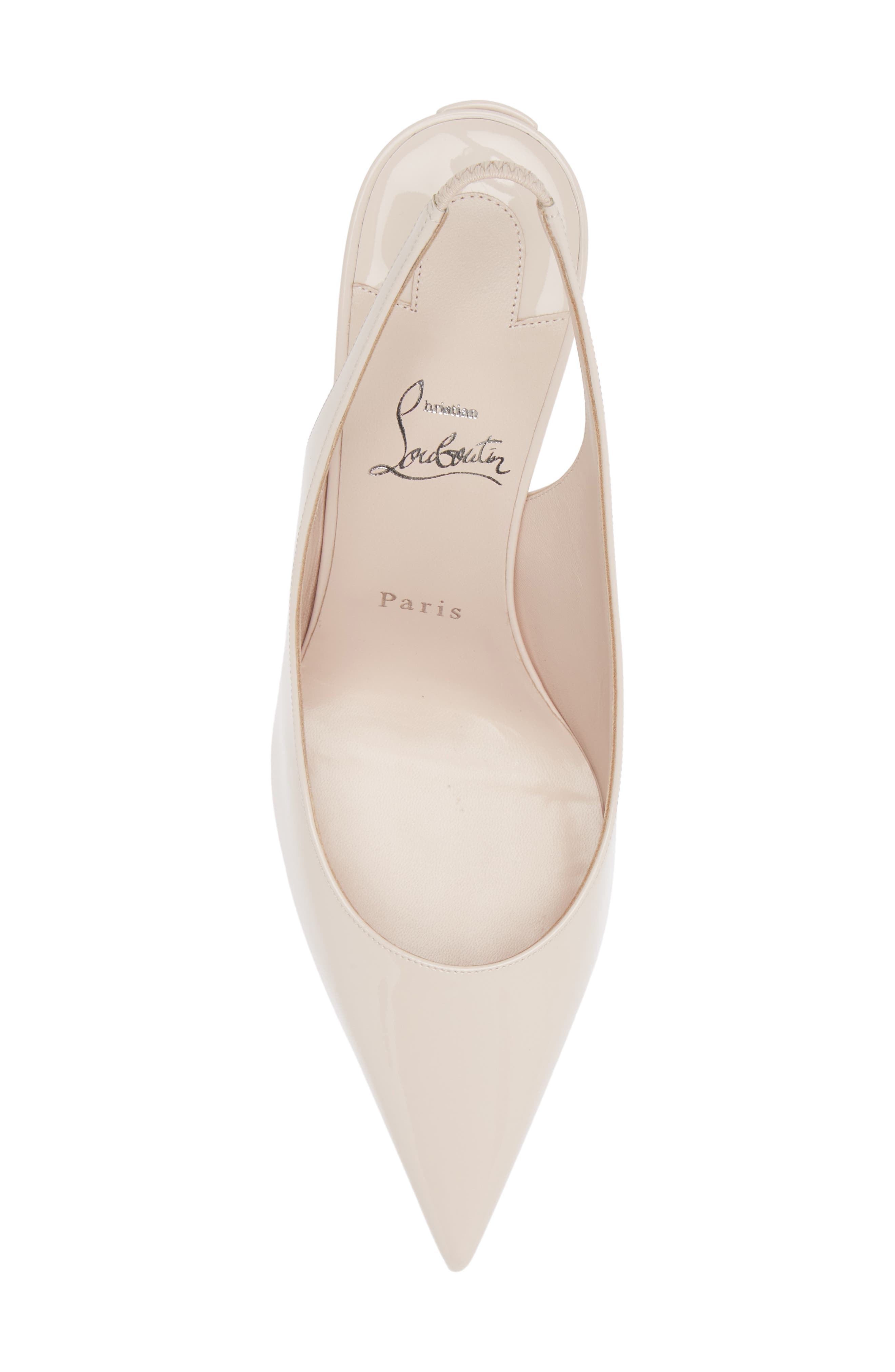 Condora Pointed Toe Slingback Pump, Alternate, color, NATURAL