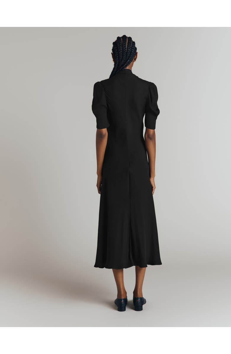 Ghost London Capri Crepe Short Sleeve Midi Dress, Alternate, color, 