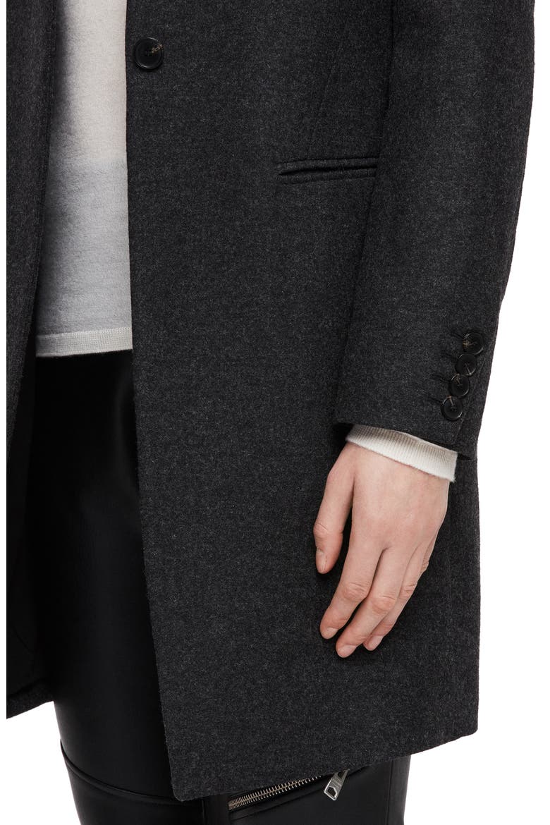 Lyla Wool Blend Coat, Alternate, color, CHARCOAL GREY