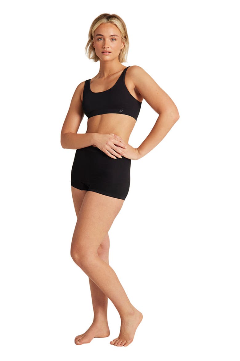The Essentials Crop Top - 2 Pack, Alternate, color, Black and Bare 03