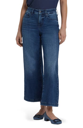 Nydj Teresa Beyond Bay Wide Leg Jean In Blue