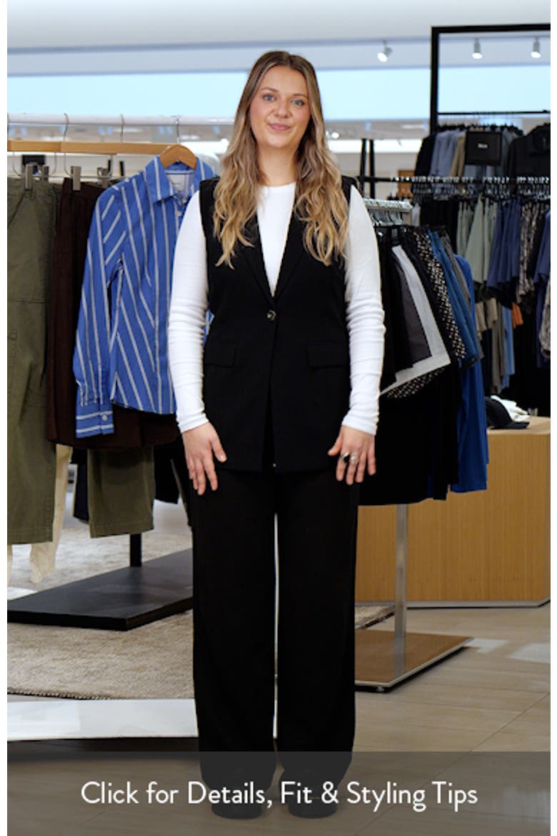 The Curator Belt Detail Longline Vest video