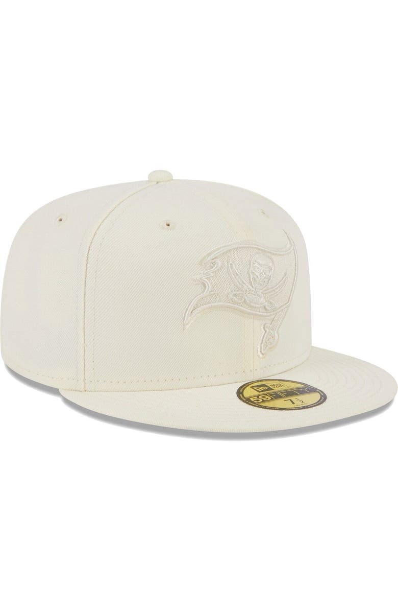 New Era Men's New Era Cream Tampa Bay Buccaneers Color Pack 59FIFTY Fitted Hat, Alternate, color,