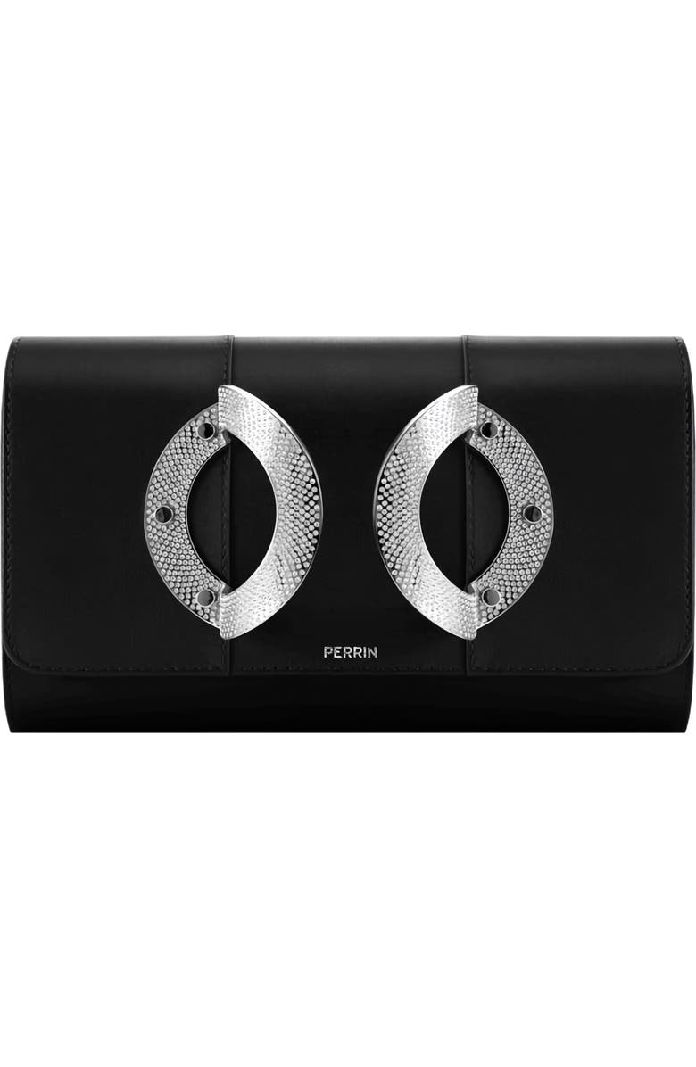 PERRIN PARIS La Croisette Strass Clutch, Main, color,