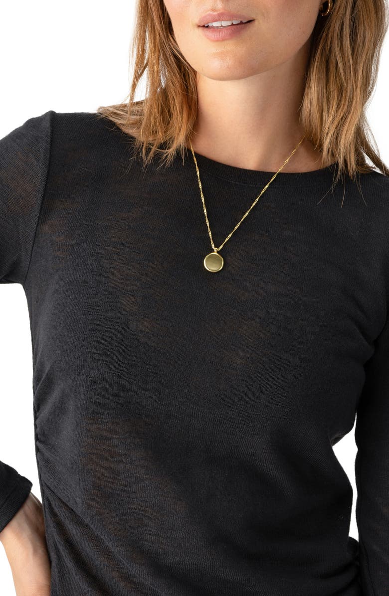 Sanctuary Something About Her Slub Crewneck Top, Alternate, color, 