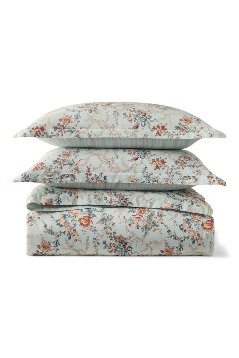 Hayley 3-Piece Duvet Cover Set, Main, color, BLUE MU