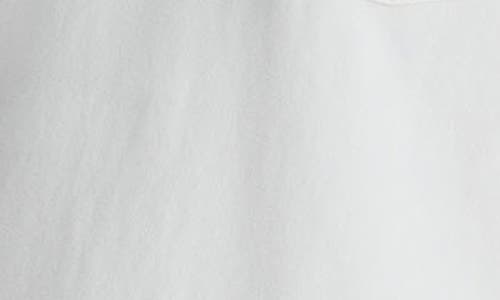 Vince Long Sleeve Crewneck Pocket Tee In Off White