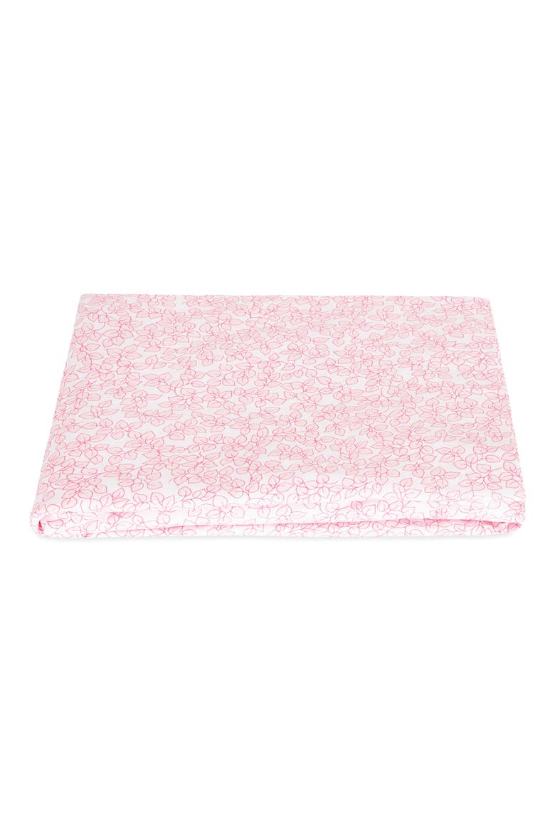 Margot 500 Thread Count Cotton Percale Fitted Sheet, Main, color, BLUSH