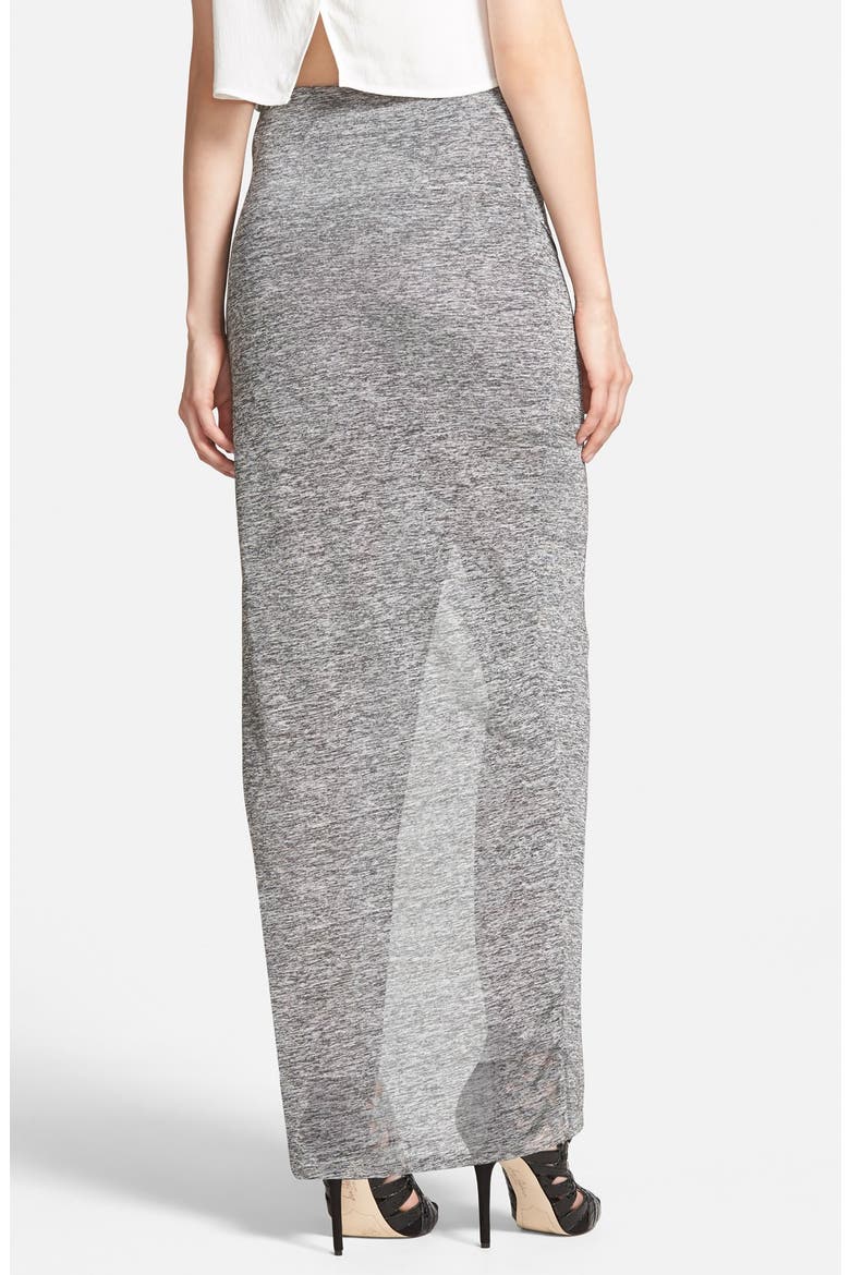 Maxi Skirt, Alternate, color, GREY