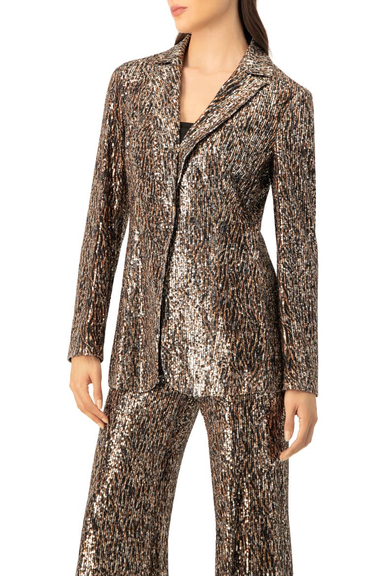 Sequin Blazer, Main, color, Multicolor