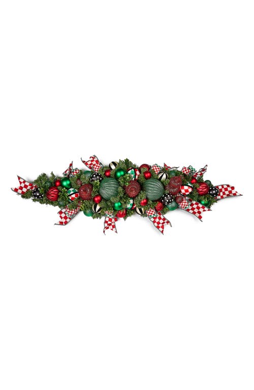 Mackenzie-childs Mackenzie Childs Check It Out Illuminated Mantel Arrangement In Multi