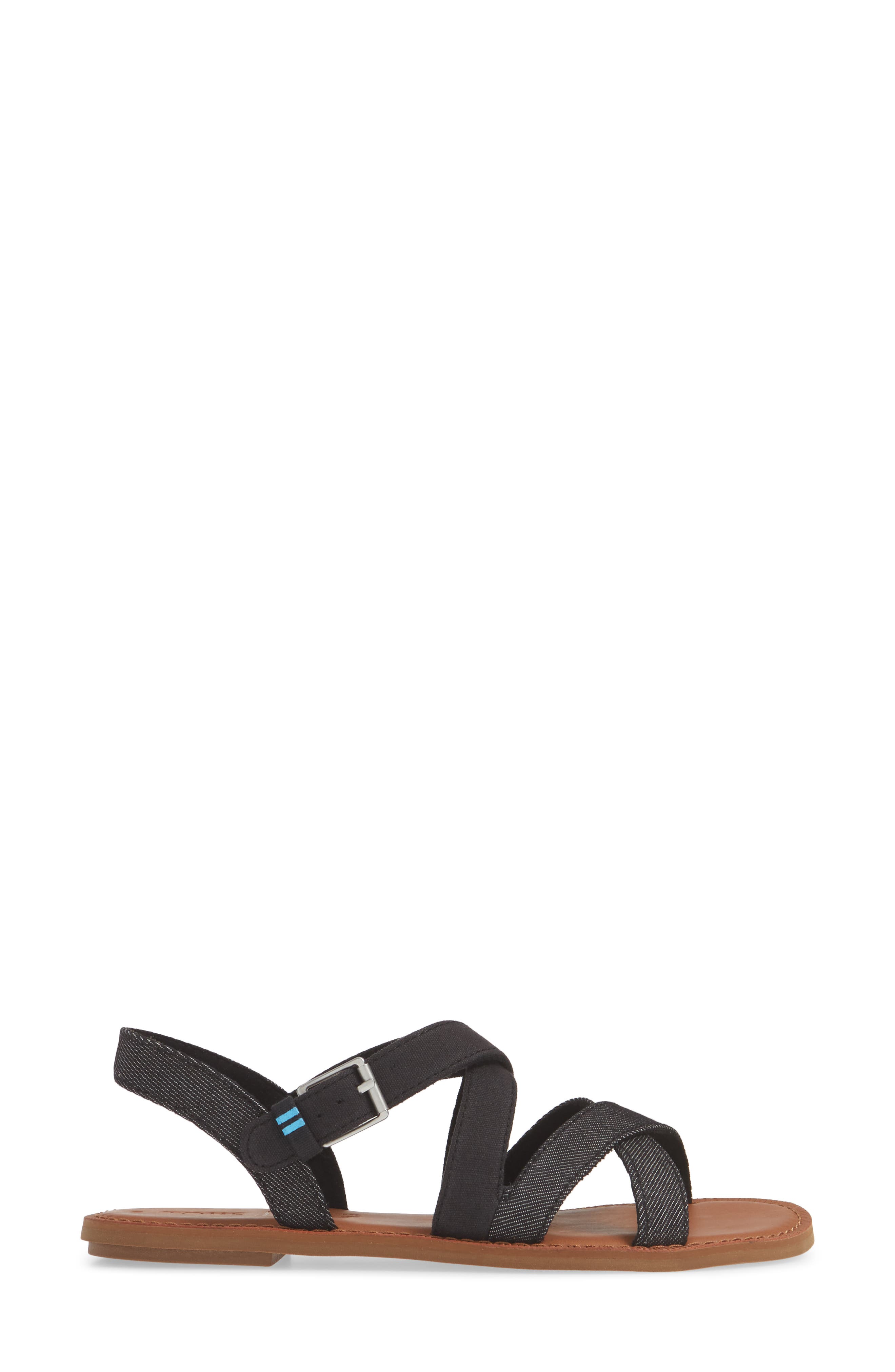 TOMS Sicily Flat Sandal, Alternate, color, 