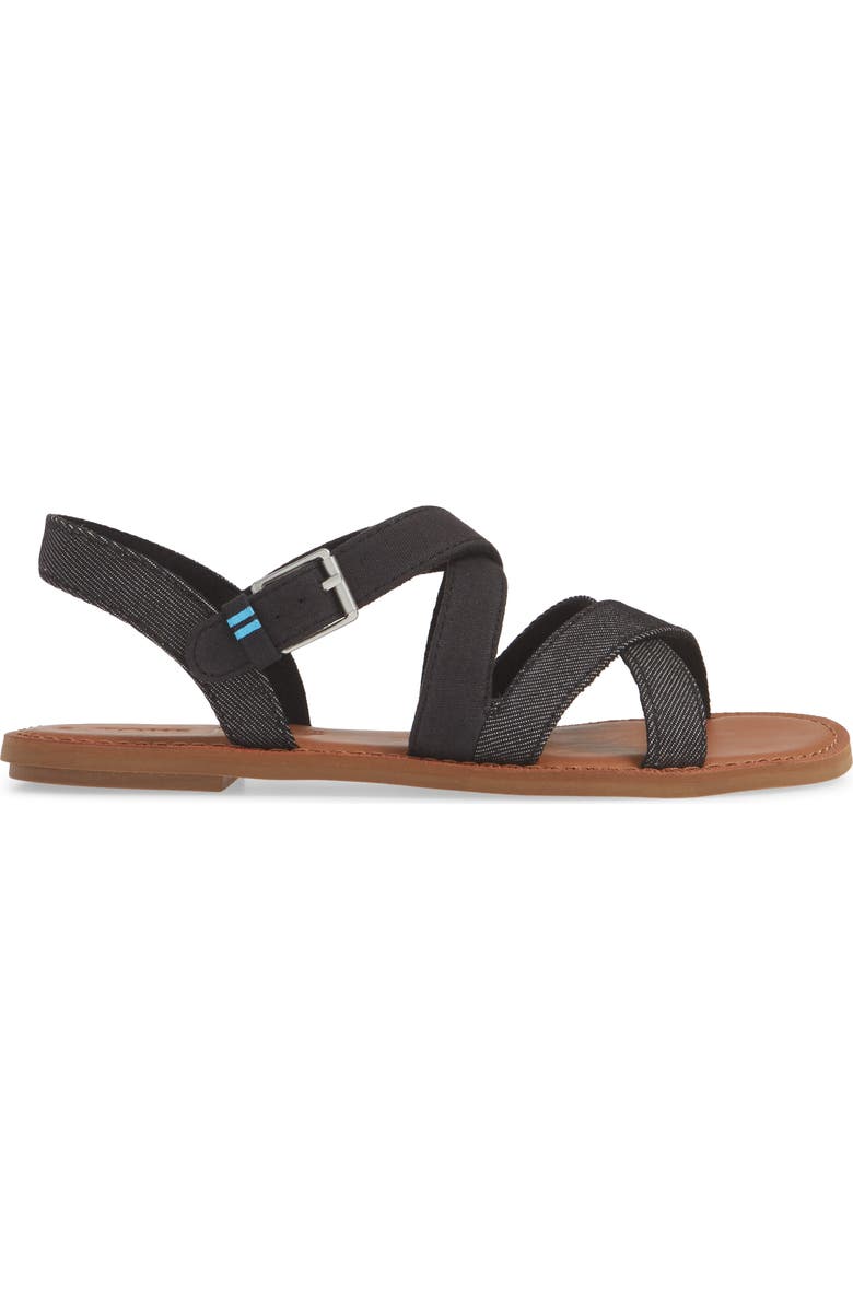 TOMS Sicily Flat Sandal, Alternate, color,