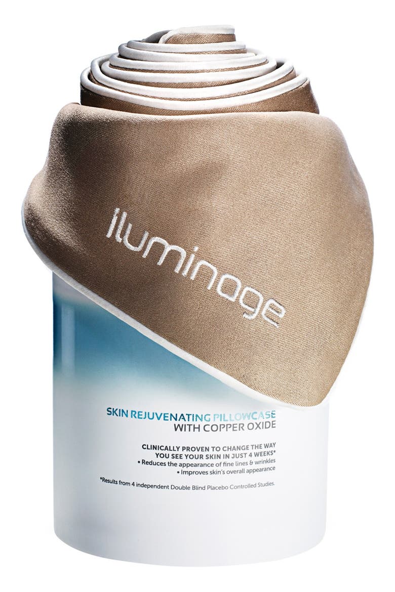 Skin Rejuvenating Pillowcase, Alternate, color, BEIGE