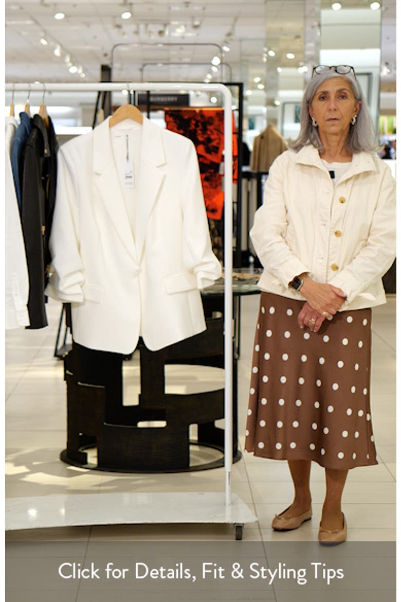 Abbie Ruched Sleeve Blazer video