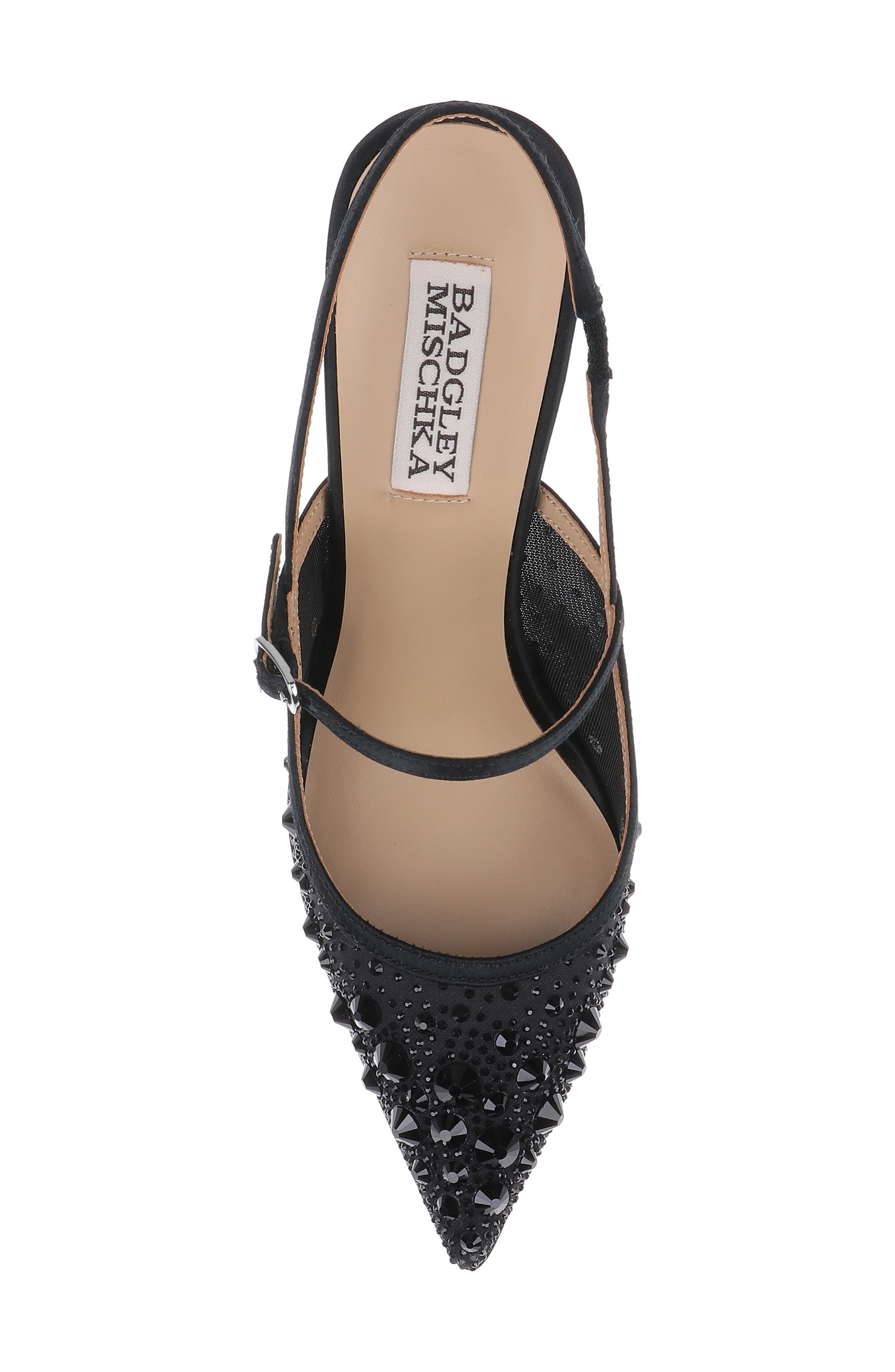 Rhylee Slingback Platform Pump, Alternate, color, BLACKSATIN