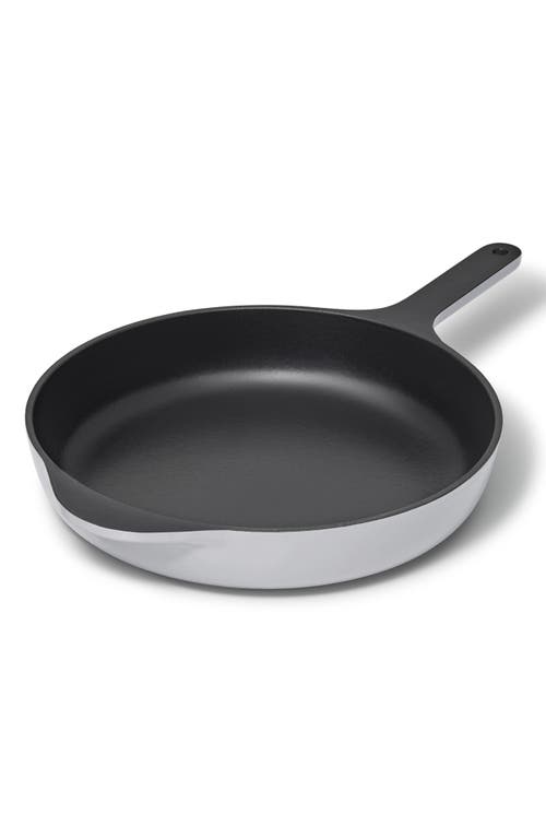 CARAWAY 10.5-Inch Enameled Cast Iron Skillet in Light Gray 